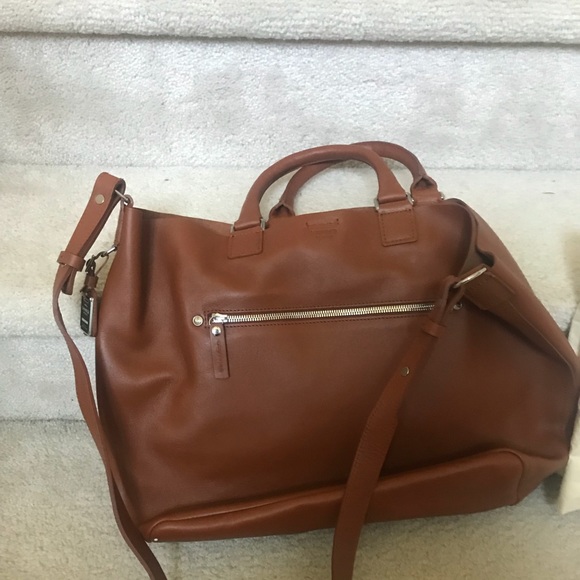 shinola leather briefcase